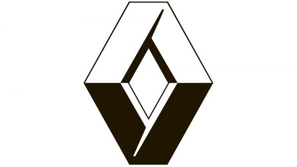 renault logo white